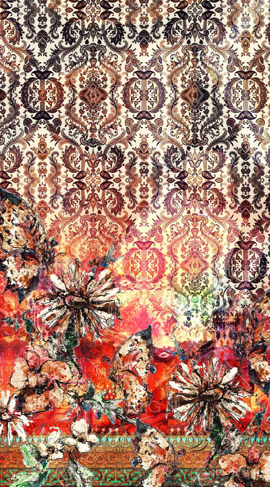 抽象印花华亿平台图片