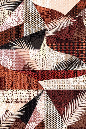 抽象印花华亿平台图片