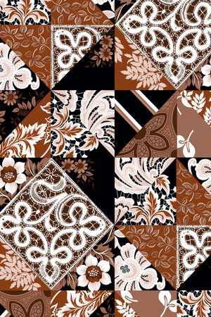 抽象印花华亿平台图片