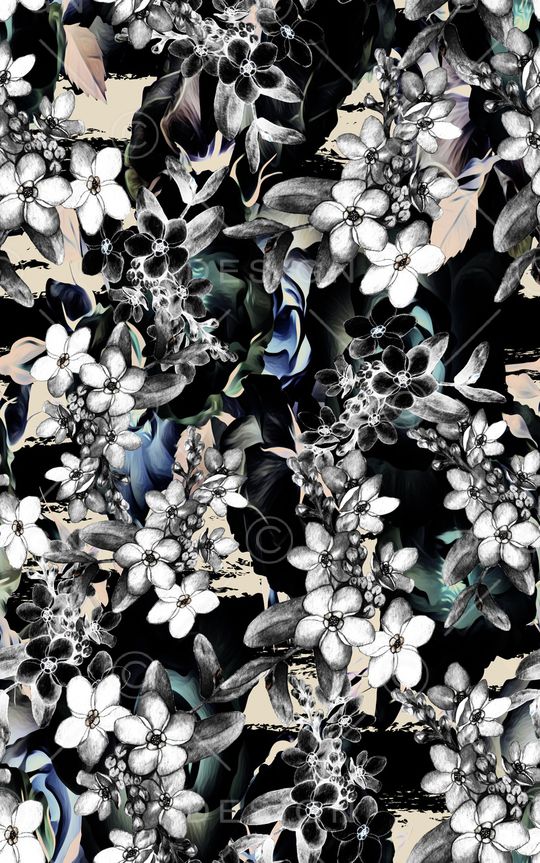 小碎花印花华亿平台图片