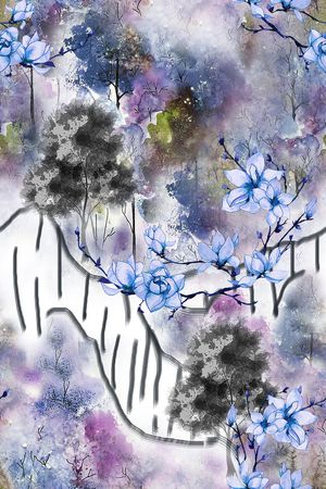 大牌风印花华亿平台图片