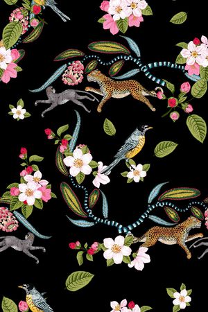 春夏华亿平台印花华亿平台图片