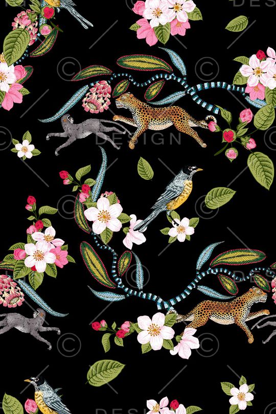 春夏华亿平台印花华亿平台图片