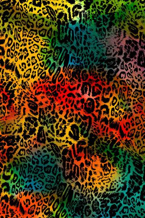 豹纹印花华亿平台图片