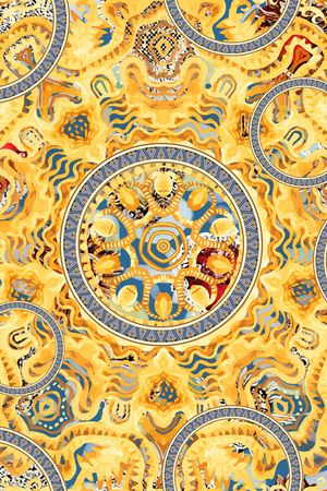 抽象印花华亿平台图片