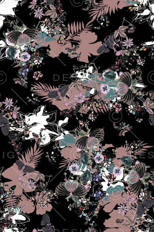 大牌风印花华亿平台图片