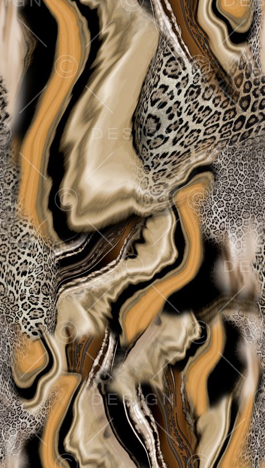 豹纹印花华亿平台图片