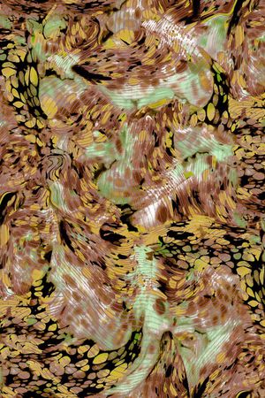 豹纹印花华亿平台图片