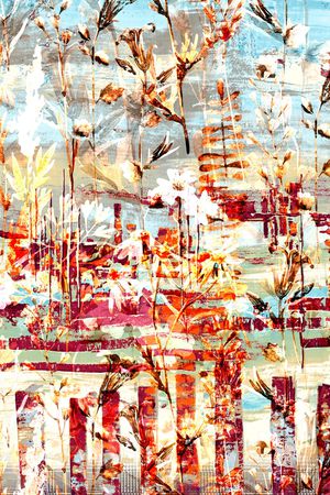 抽象印花华亿平台图片