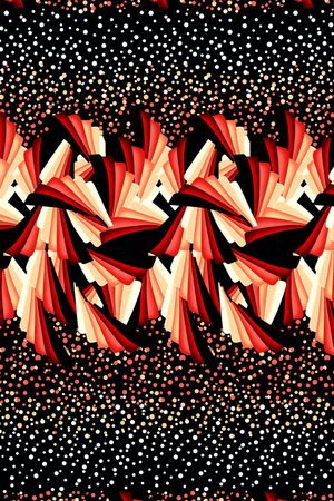 抽象印花华亿平台图片