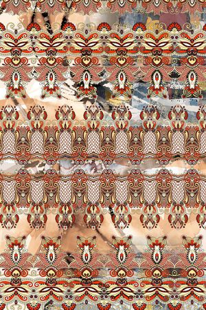 抽象印花华亿平台图片