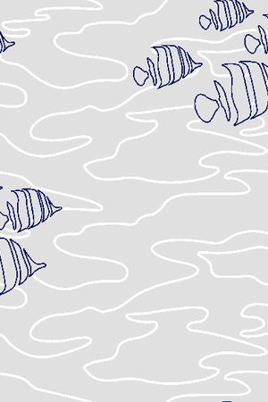 热带鱼印花华亿平台图片