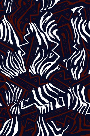 抽象印花华亿平台图片