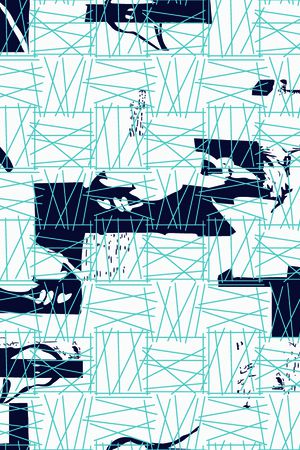 复古印花华亿平台图片