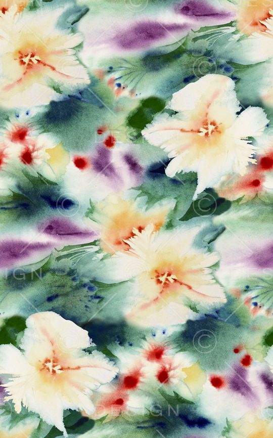 手绘印花华亿平台图片