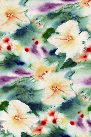 手绘印花华亿平台图片