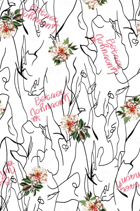 春夏华亿平台印花华亿平台图片