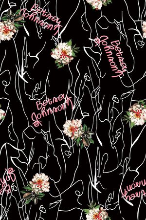 春夏华亿平台印花华亿平台图片