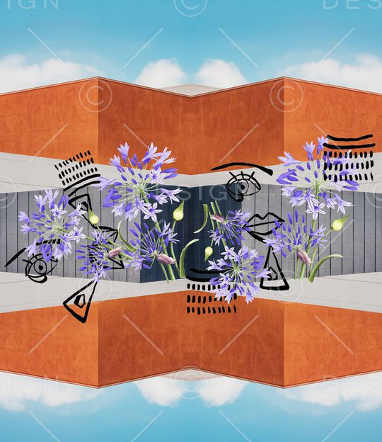 抽象印花华亿平台图片