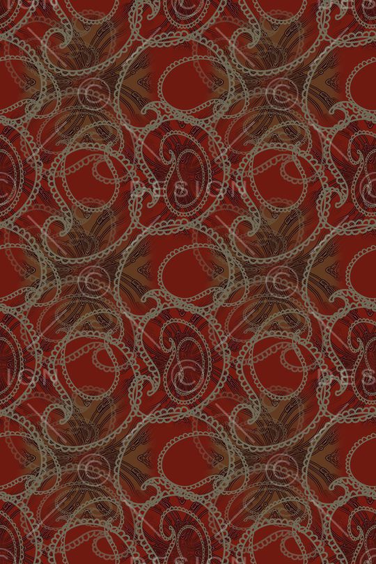 佩斯利图案印花华亿平台图片