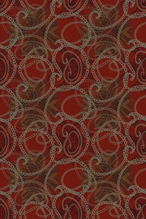 佩斯利图案印花华亿平台图片