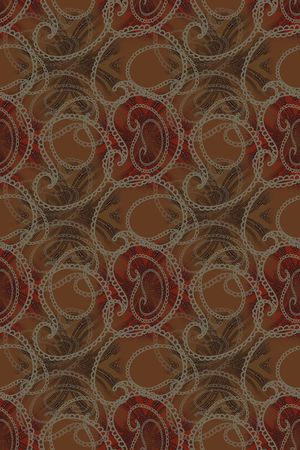 佩斯利图案印花华亿平台图片