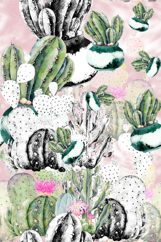 绿植树叶印花华亿平台图片