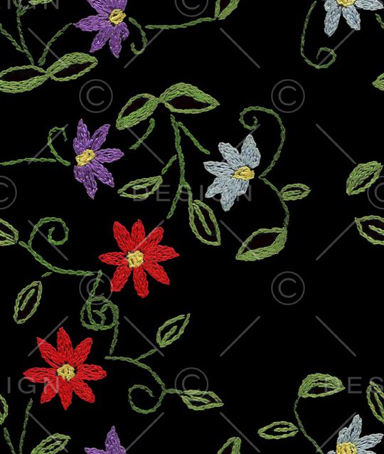 手绘印花华亿平台图片