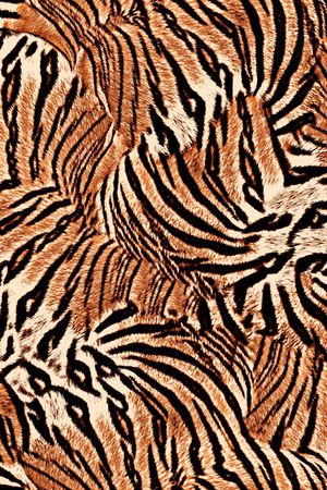 豹纹印花华亿平台图片