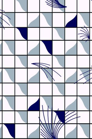 格子印花华亿平台图片