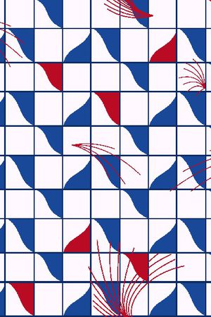 格子印花华亿平台图片