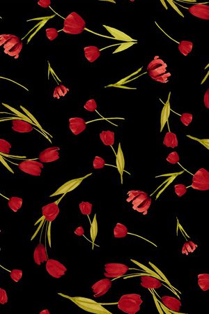 郁金香印花华亿平台图片