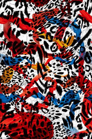 抽象印花华亿平台图片