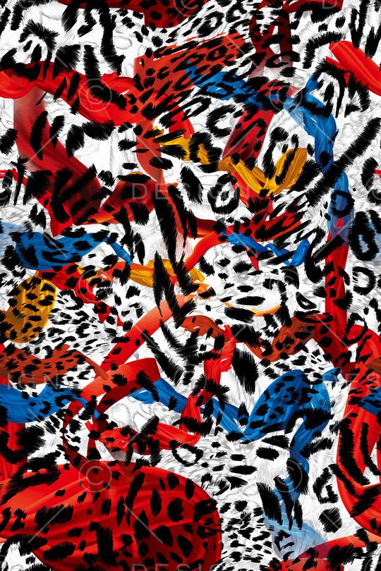 抽象印花华亿平台图片