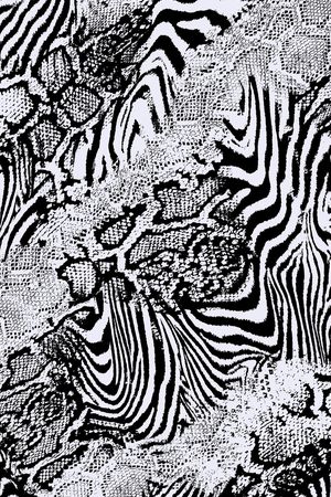 动物纹印花华亿平台图片