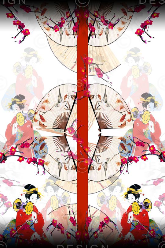 人物印花华亿平台图片