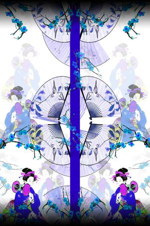 人物印花华亿平台图片