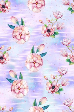 桃花印花华亿平台图片