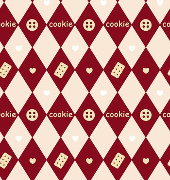 1139895-菱形饼干 酒红