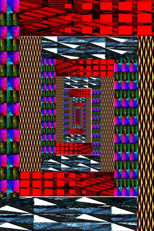 抽象印花华亿平台图片