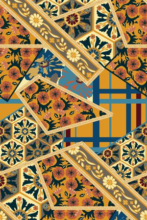 几何印花华亿平台图片