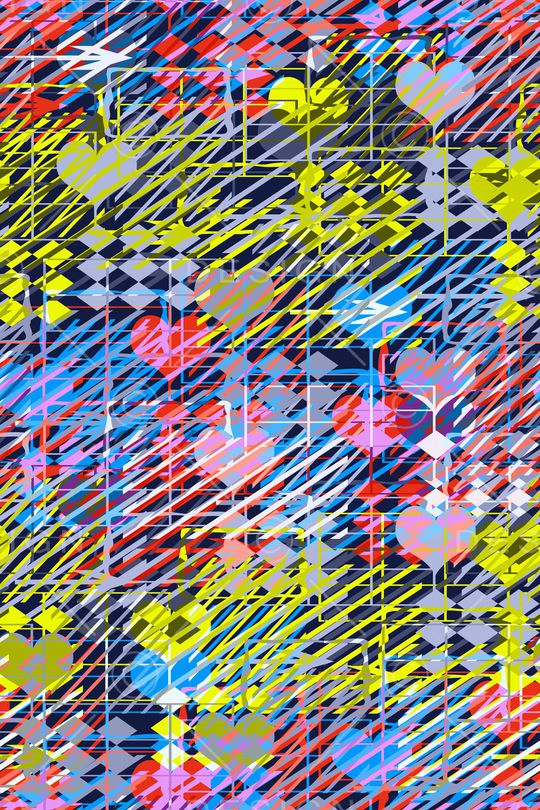 抽象印花华亿平台图片