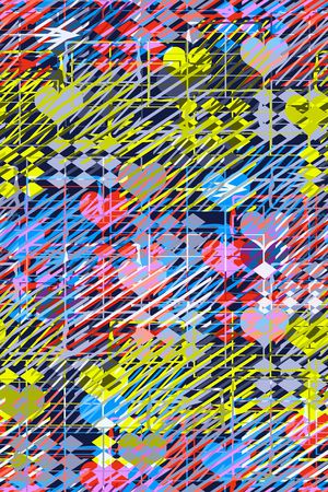 抽象印花华亿平台图片