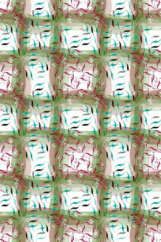 几何印花华亿平台图片