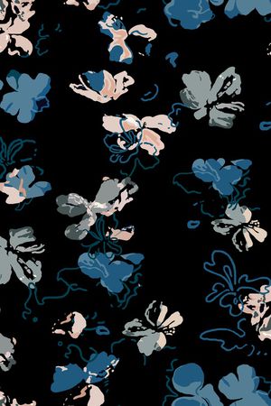 春夏华亿平台印花华亿平台图片