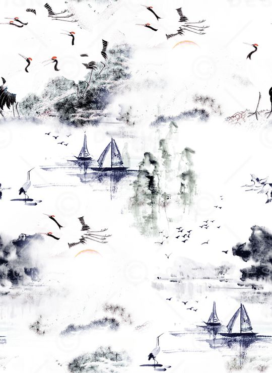 雪纺印花华亿平台图片