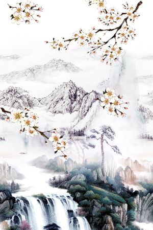 梅花印花华亿平台图片