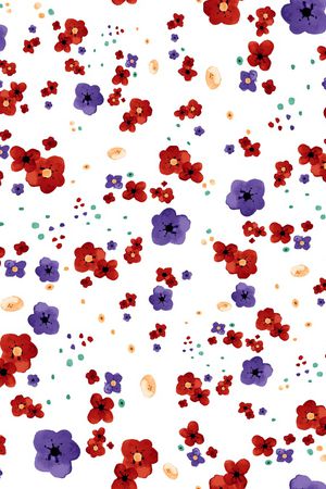 小碎花印花华亿平台图片