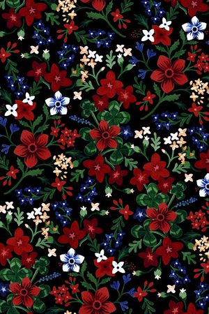 小碎花印花华亿平台图片