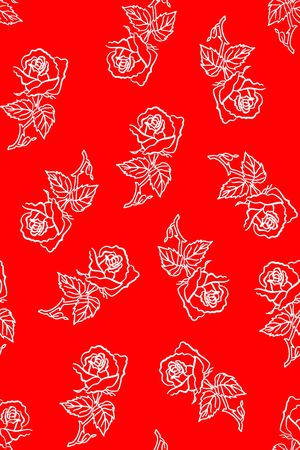 玫瑰花印花华亿平台图片